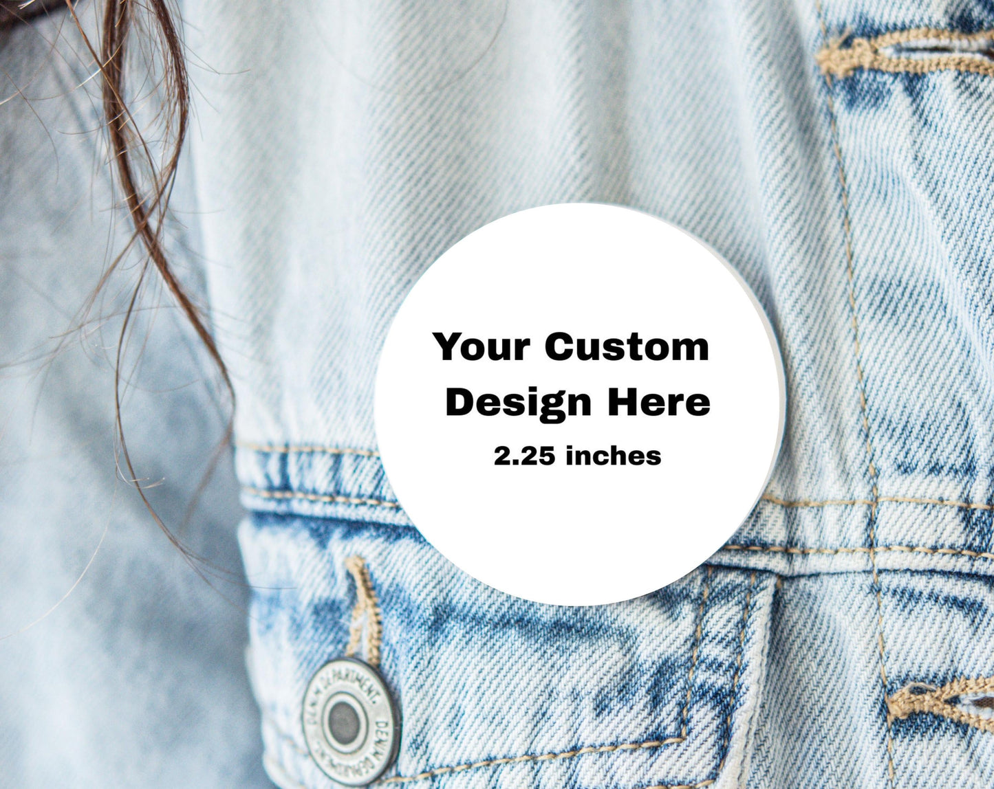 Custom Design Pinned Buttons, company logo, photo gifts, designed buttons, keepsake gifts, personalized gift, party decor, party favors.